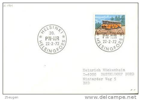 FINLAND 1972 EUROPALIA POSTMARK - Briefe U. Dokumente