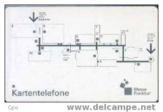 # GERMANY S09_90 Messe Frankfurt 12 Gd 07.90  Tres Bon Etat - S-Series: Schalterserie Mit Fremdfirmenreklame