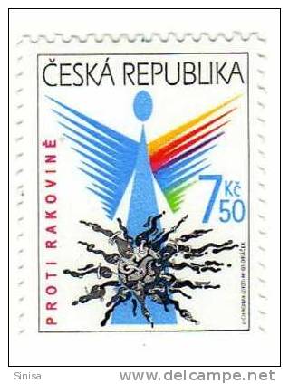 Czech Republic / Against Cancer - Unused Stamps