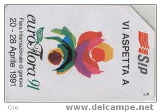 # ITALY 103 Euroflora 91 (31.12.92) 5000   Tres Bon Etat - Publiques Figurées Ordinaires