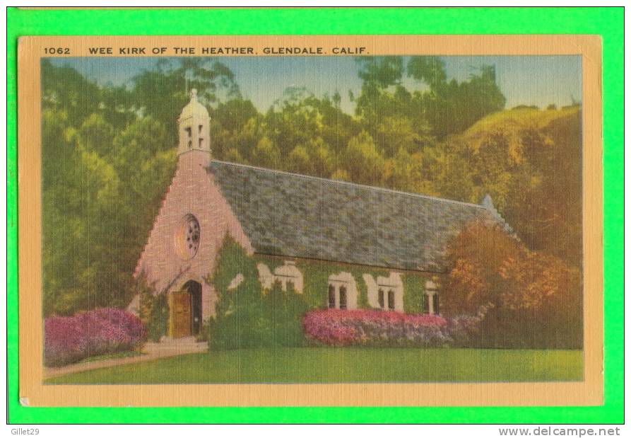 GLENDALE, CA  - WEE KIRK OF THE HEATHER - LONGSHAW CARD CO - - Los Angeles