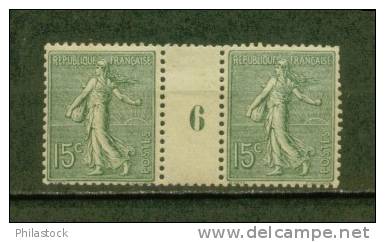 FRANCE N° 130 Paire Mill * - Millesimes