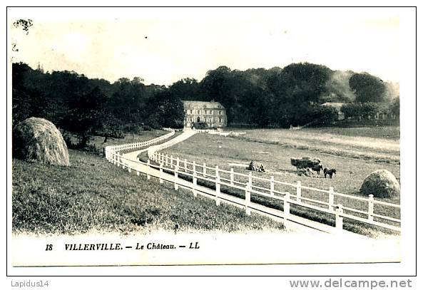 M 218 /CPA  VILLERVILLE   (14)      LE CHATEAU - Villerville