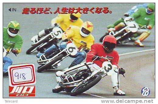 MOTOR (918) Motorbike * Motorrad * Motorcycle * Phonecard Japan * Telefonkarte *  Telecarte Japon - Motos