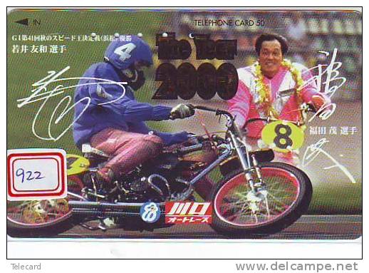 MOTOR (922) Motorbike * Motorrad * Motorcycle * Phonecard Japan * Telefonkarte *  Telecarte Japon - Moto