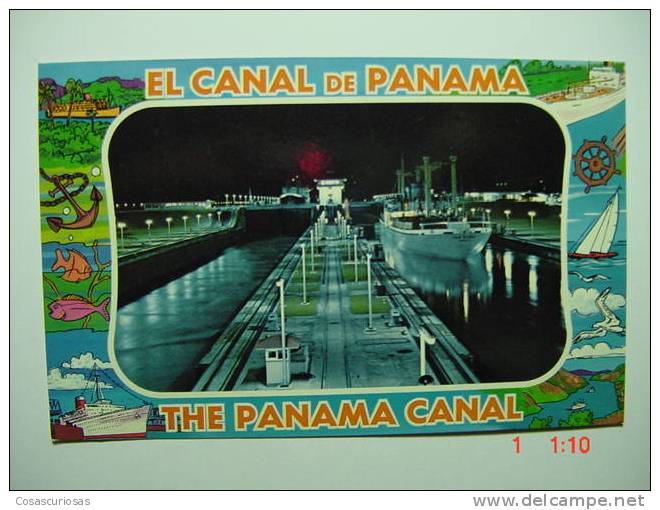 171  PANAMA  CANAL EXCLUSAS DE MIRAFLORES    -    AÑOS / YEARS / ANNI  1960 - Panamá