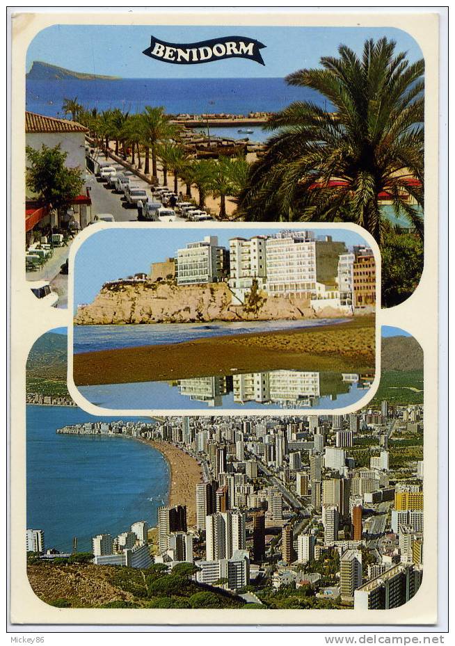 Espagne--BENIDORM--Lot De 2 Cartes Modernes - Autres & Non Classés