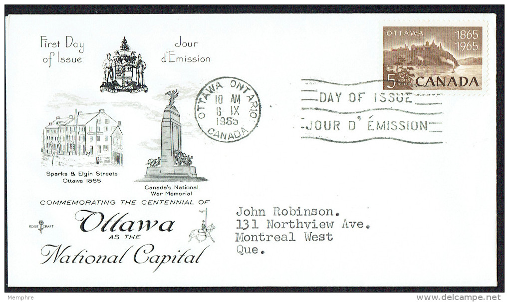 1965  Ottawa  Sc 442   Rosecraft Ccachet - 1961-1970