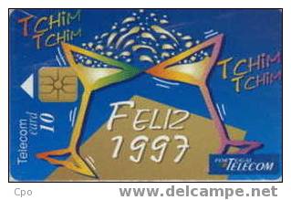 # Portugal TP96-4 Tchim-Tchim - Feliz 1997 (neuve,unused) 10 Orga 11.96 3000ex Tres Bon Etat - Portugal