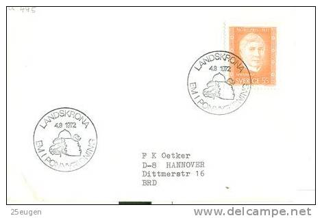 SWEDEN 1972 EUROPALIA POSTMARK - Lettres & Documents