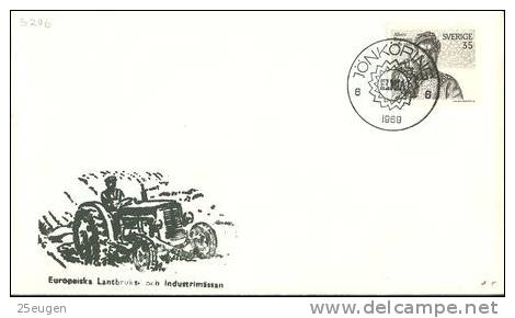 SWEDEN 1969 EUROPALIA POSTMARK - Storia Postale