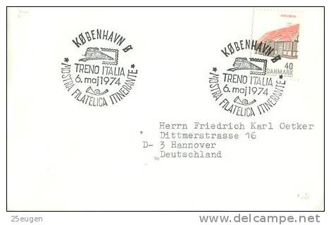 DENMARK 1974 EUROPALIA POSTMARK - Covers & Documents