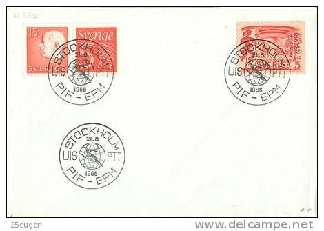 SWEDEN 1966 EUROPALIA POSTMARK - Briefe U. Dokumente