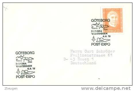 SWEDEN 1975 EUROPALIA POSTMARK - Covers & Documents