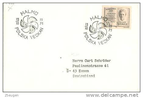 SWEDEN 1975 EUROPALIA POSTMARK - Lettres & Documents