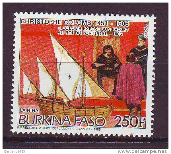 BURKINA FASO. 1986. YT 693**. Hommage à Christophe Colomb - Burkina Faso (1984-...)