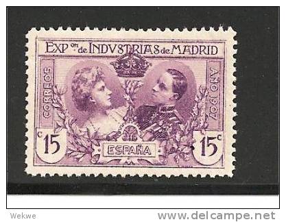 Spa Mi.nr.1b// - SPANIEN - Industrie-Ausstellung 1907 ** - Nuevos