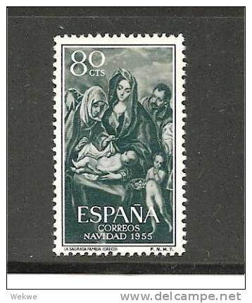 Spa Mi.Nr.1069/ - SPANIEN -/ Weihnachten 1955 * - Ungebraucht