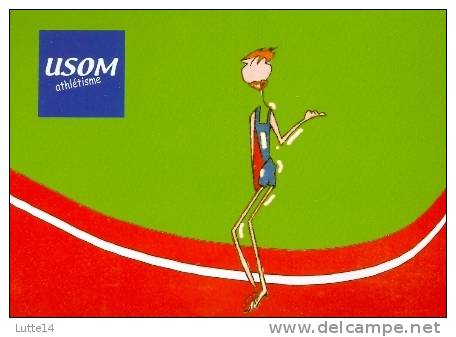 USOM Athlétisme Mondeville (carte Postale) - Atletica