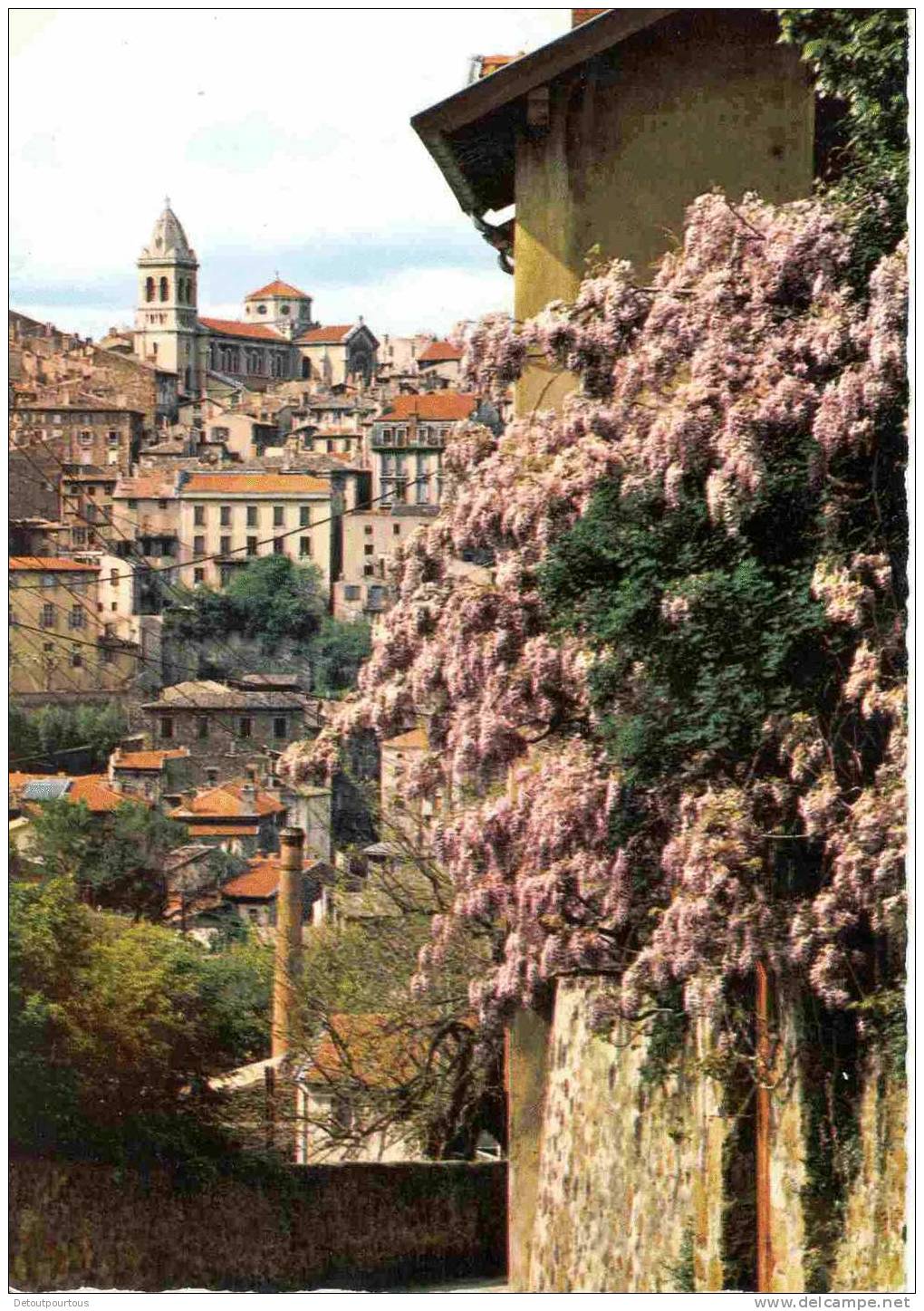 ANNONAY Ardèche : Vue Sur Le Quartier Notre Dame 1970 - Annonay