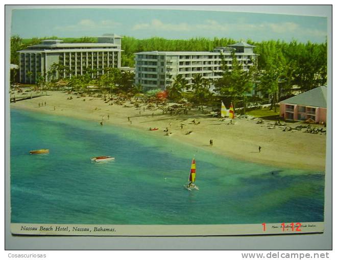 193 BAHAMAS  NASSAU BEACH HOTEL -    AÑOS / YEARS / ANNI  1970 - Bahamas