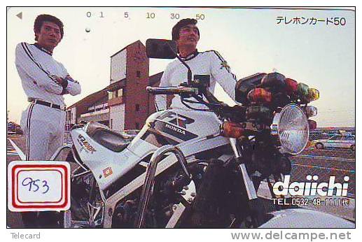 MOTOR (953) HONDA * Motorbike * Motorrad * Motorcycle * Phonecard Japan * Telefonkarte *  Telecarte Japon - Motorfietsen