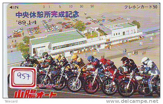 MOTOR (957) Motorbike * Motorrad * Motorcycle * Phonecard Japan * Telefonkarte *  Telecarte Japon - Motorfietsen