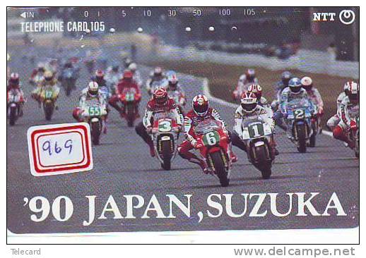 MOTOR (969) * SUZUKA 8 HOURS * Motorbike * Motorrad * Motorcycle * Phonecard Japan * Telefonkarte *  Telecarte Japon - Moto