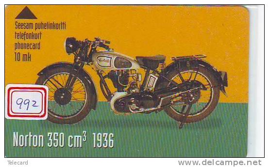 MOTOR (992) NORTON * Motorbike * Motorrad * Motorcycle * Phonecard FINLAND * Telefonkarte *  Telecarte Japon - Motorfietsen