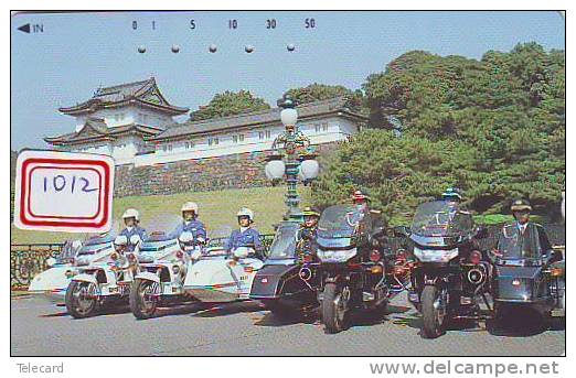 MOTOR (1012) POLICE * Motorbike * Motorrad * Motorcycle * Phonecard Japan * Telefonkarte *  Telecarte Japon - Policia
