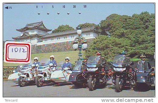 MOTOR (1012) POLICE * Motorbike * Motorrad * Motorcycle * Phonecard Japan * Telefonkarte *  Telecarte Japon - Polizei