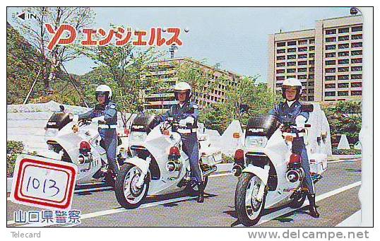 MOTOR (1013) POLICE * Motorbike * Motorrad * Motorcycle * Phonecard Japan * Telefonkarte *  Telecarte Japon - Polizei