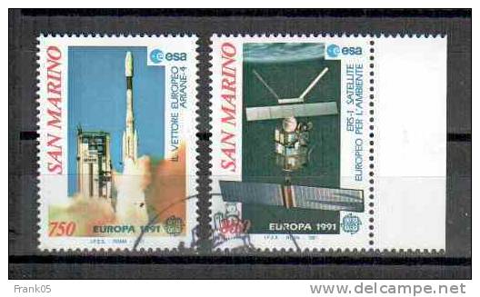 San Marino / Saint Marino 1991 Satz/set EUROPA Gestempelt/used - 1991