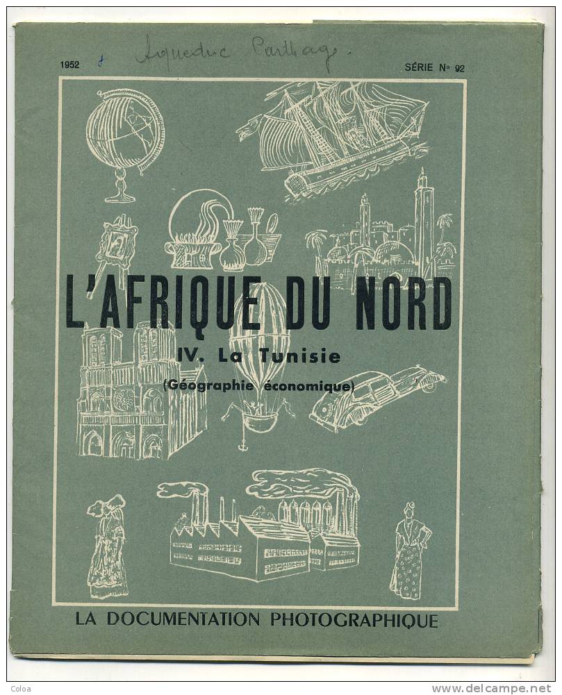 La Tunisie Géographique économique 1952 - Aardrijkskunde