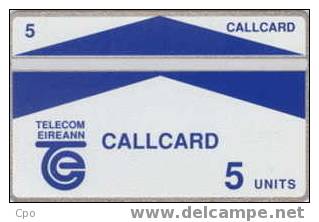 # IRELAND A4 Galway Definitive Cards - Landis & Gyr Trial Card 5 Landis&gyr 07.89 5000ex - Ireland