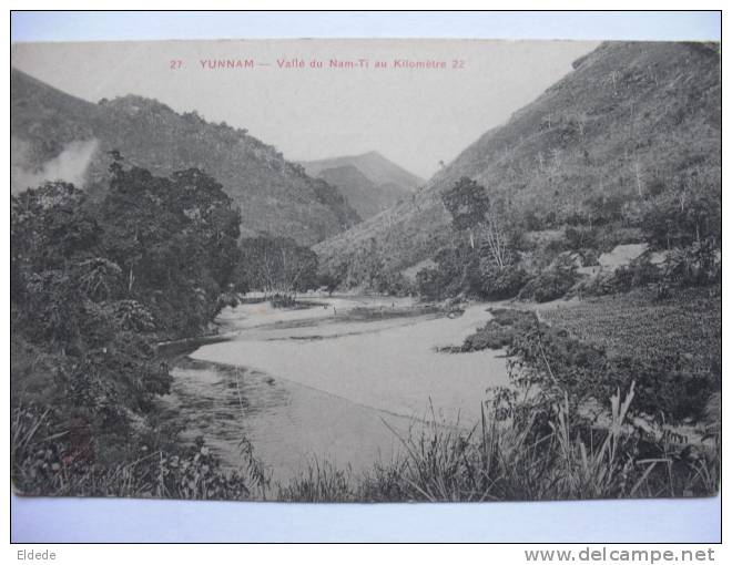 Yunnan Chemin De Fer Railways Vallée Du Nam Ti Au Kilometres 22 - China