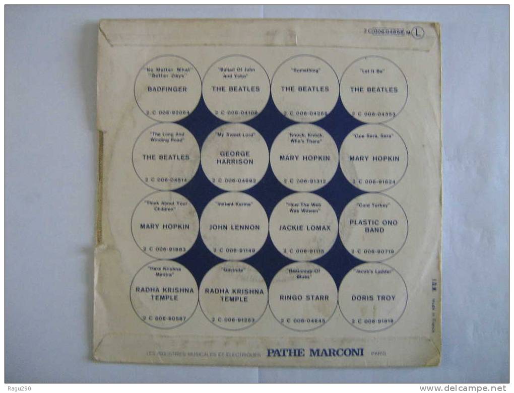 GEORGE HARRISON  ( Beatles )   BANGLA DESH Sur Disque  PATHE MARCONI  N°  2 C  006 04888 - Collectors