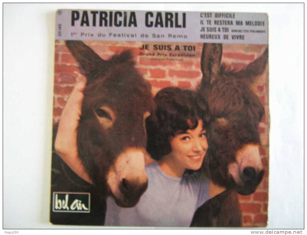 PATRICIA CARLI  JE SUIS A TOI  Sur Disque BEL A N°   211145 - Verzameluitgaven