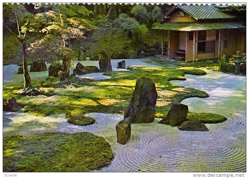 TOKYO (JAPON) - Japanese Garden With Natural Stones Arranged   CPM   Dentellée - Tokyo