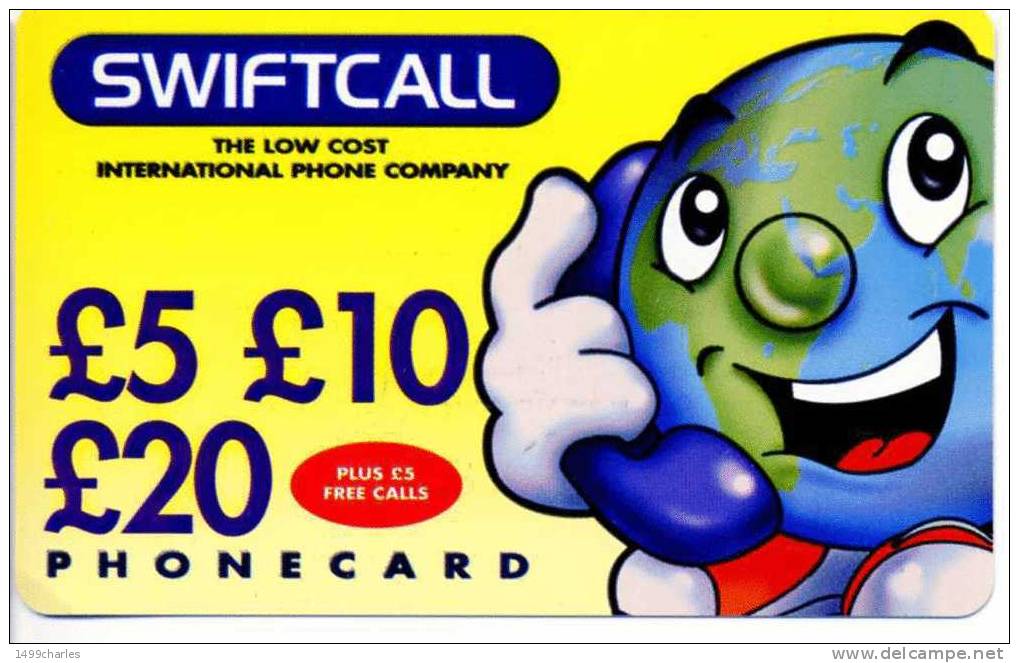 PREPAYEE  SWIFTCALL   £5 £10 £20 - Autres & Non Classés