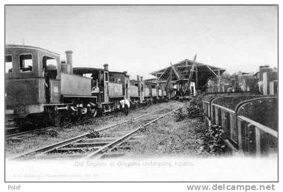Panama-old Engines At Gorgona Undergoing Repairs -train (5135) - Panamá