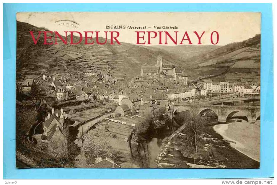 B - 12 - ESTAING - Vue Sur Le Village - Autres & Non Classés