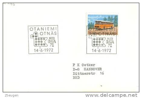 FINLAND 1972 EUROPALIA  POSTMARK - Storia Postale