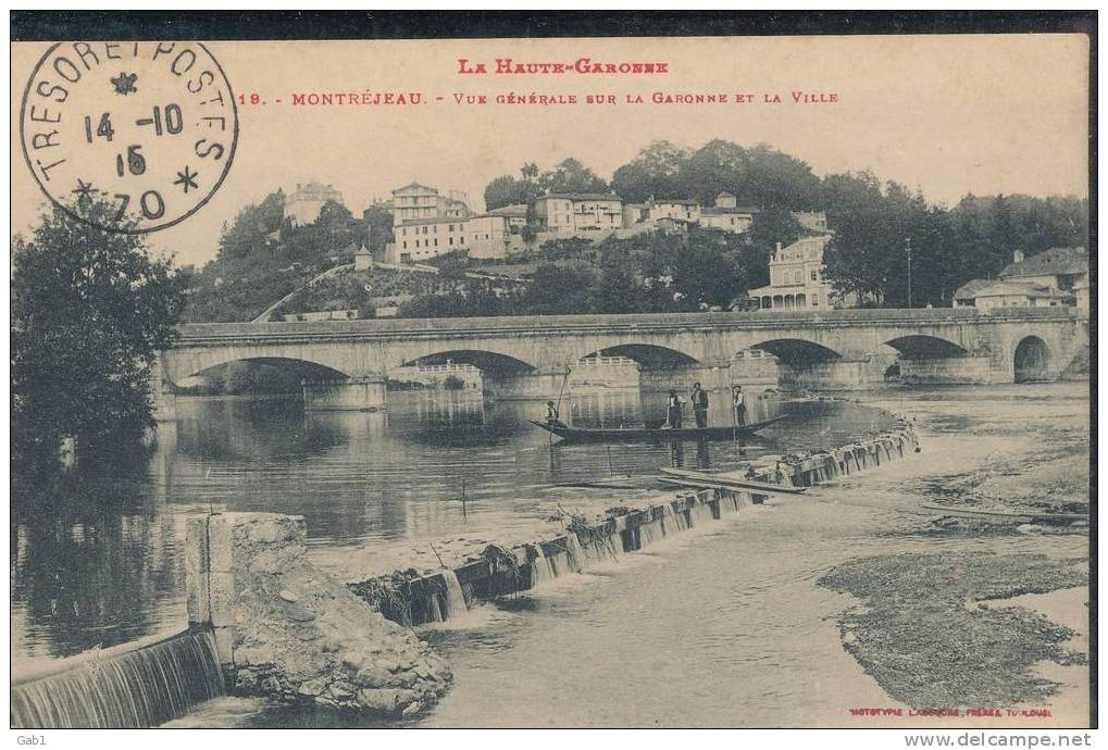 31 --- Montrejeau --- Vue Generale Sur La Garonne Et La Ville - Montréjeau