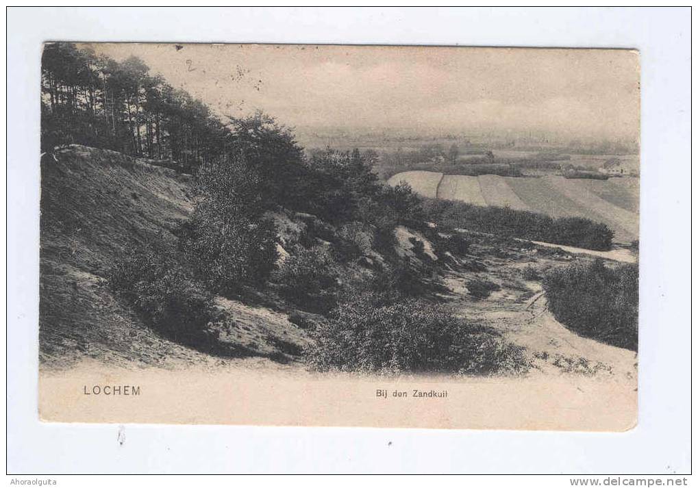 Zichtkaart LOCHEM 1909 -  De Zandkuil - Stempel GR Ambulant ZWOLLE - ZUTPHEN  --  7/726 - Lochem