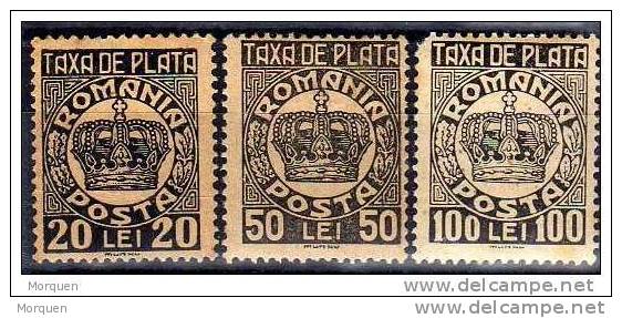 Lote 12 Tasas De RUMANIA , Taxe, Varios º - Port Dû (Taxe)