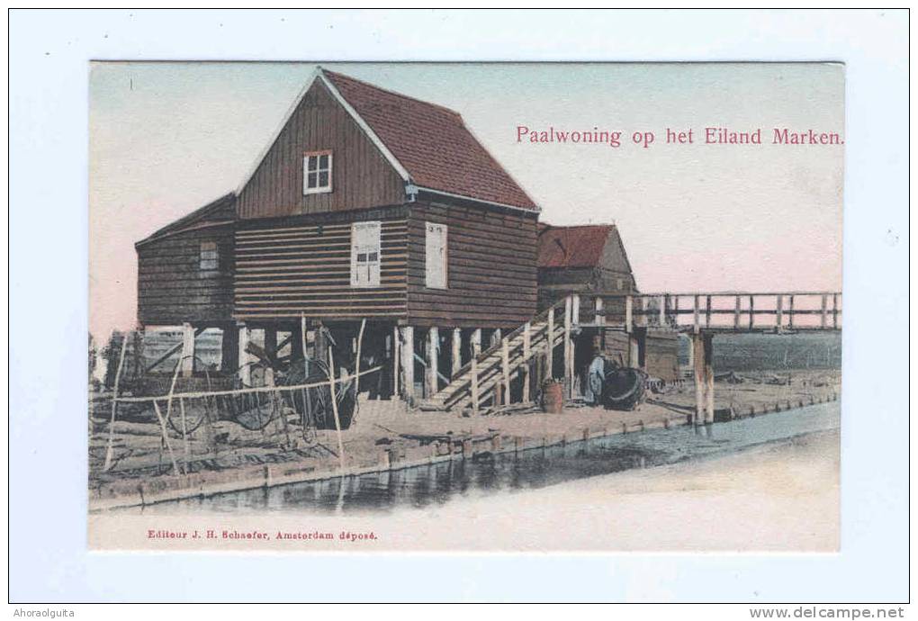 Zichtkaart  Paalwoning Op Het Eiland MARKEN - Nieuw  --  7/740 - Marken