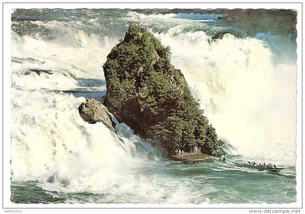 Svizzera 1961. Cartolina Di RHEINFALL BEI NEUHAUSEN - Neuhausen Am Rheinfall