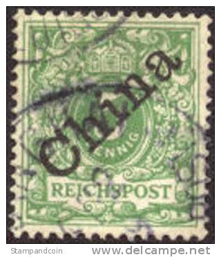 Germany Offices In China #2a Used 5pf From 1898 - China (kantoren)