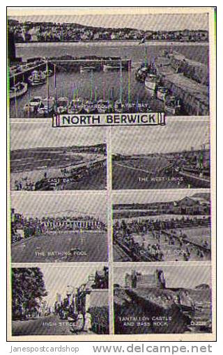 NORTH BERWICK  Multi-View PCd   - East Lothian - SCOTLAND - East Lothian